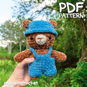 Crochet Pattern Bear PDF Pattern Amigurumi Teddy Crochet Pattern Baby Shower gift Teddy bear Pattern