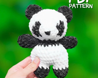 Crochet Panda Pattern - Amigurumi Panda Bear Crochet Pattern