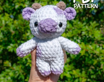 Crochet Cow Pattern - Amigurumi Cow Crochet Pattern