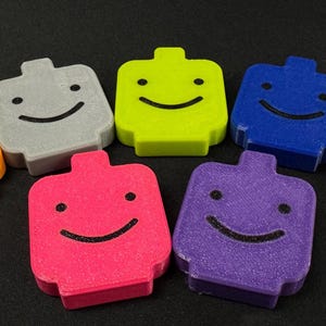 Custom LEGO Head Inspired  Drawer Pull Handle | Personalized 3D Printed Cabinet Knob