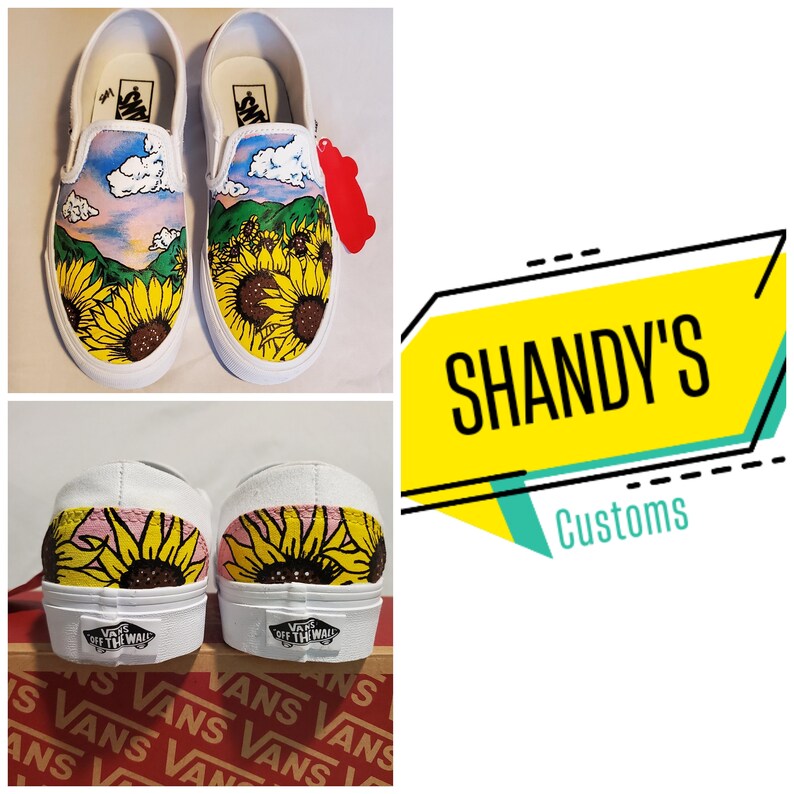 Custom Shoes/ Hand Painted /vans Shoes/ Made to Order/ Etsy