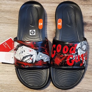 Custom Slides/ Hand Painted /Nike Slides/ Made to Order/ Customize Shoes/ Any theme/ Any Size