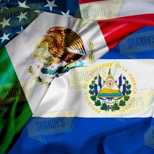 Mexico /El Salvador /usa wrap png 20oz tumbler