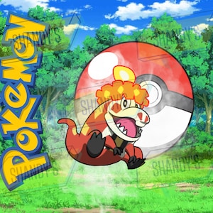 Crocalor Pokémon tumbler wrap png