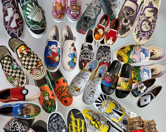 Vans Selling Custom Shoes Custom Shoes/ Hand Painted /vans Shoes
