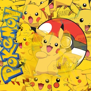 Pokémon Pikachu 20oz tumbler png wrap