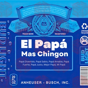 El Papá/ El Jefe 20oz tumbler png wrap