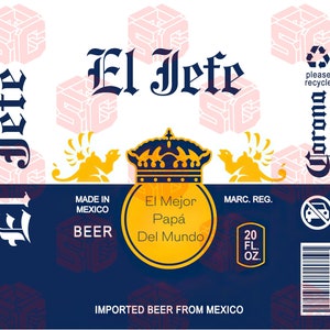 El Jefe/ El Papá 20 Oz tumbler png wrap