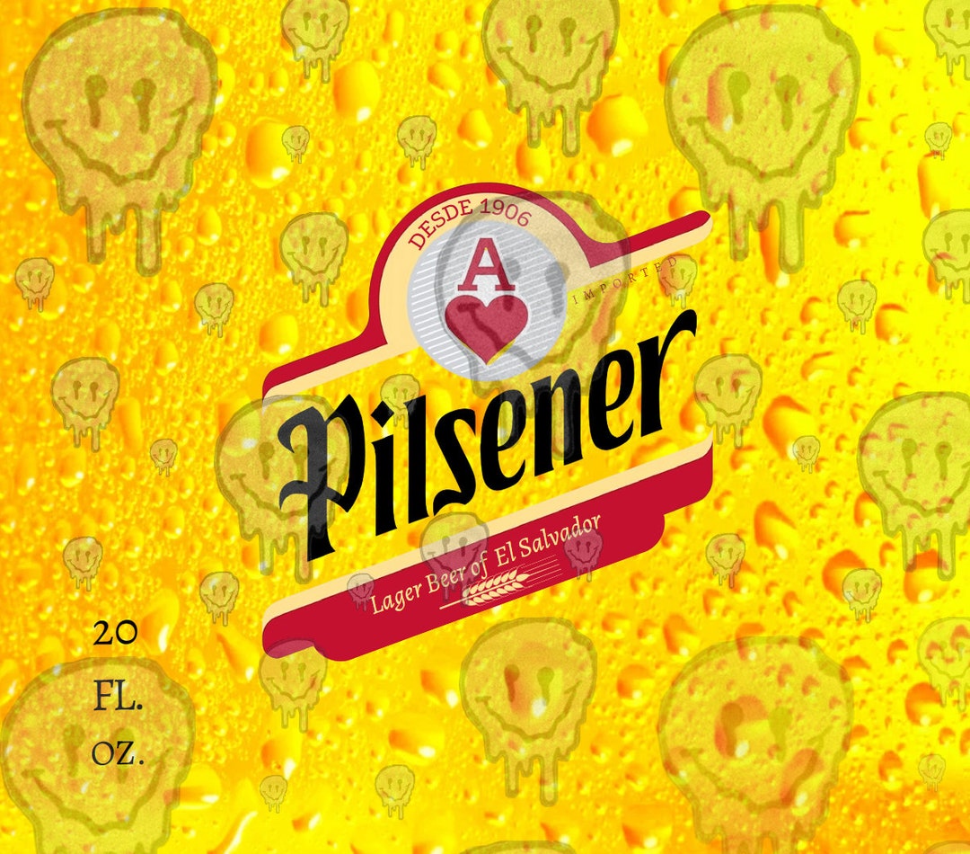 Pilsener Beer Skinny Tumbler 20 Oz, El Salvador Etsy