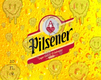 Pilsener Beer Skinny Tumbler 20 oz, El Salvador