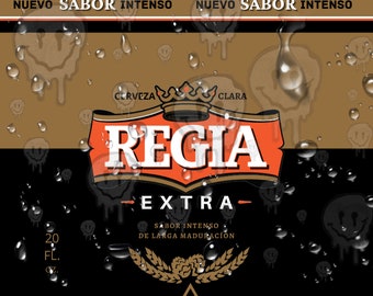 Regia Beer Skinny Tumbler Wrap 20oz El Salvador