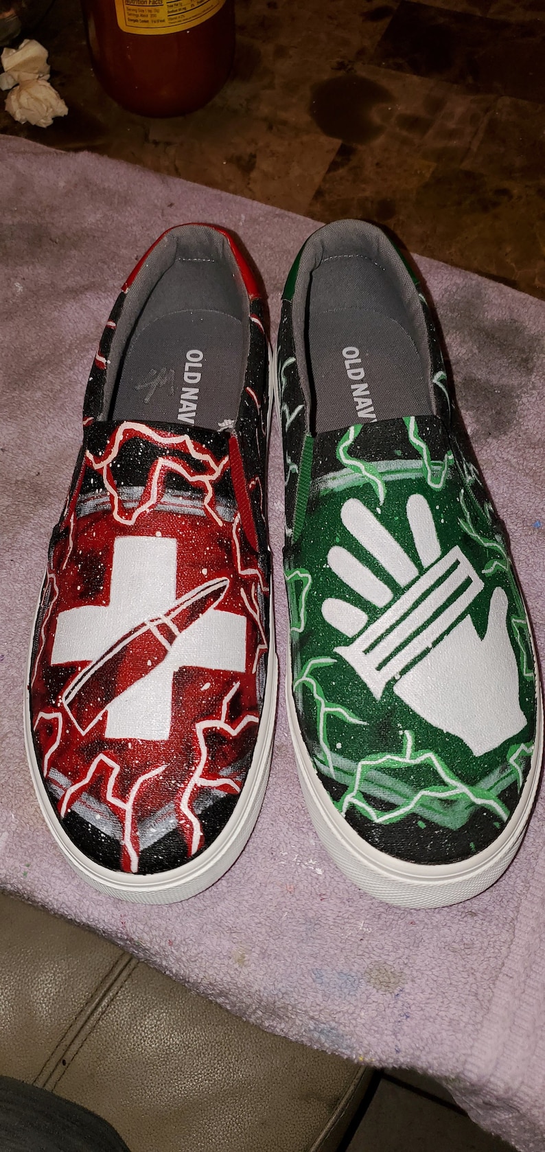Custom Shoes/ Hand Painted /vans Shoes/ Made to Order/ Etsy