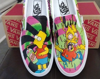 Custom Shoes/ Hand Painted /Vans Shoes/ Made to Order/ Customize Shoes/ Any theme/ Any Size