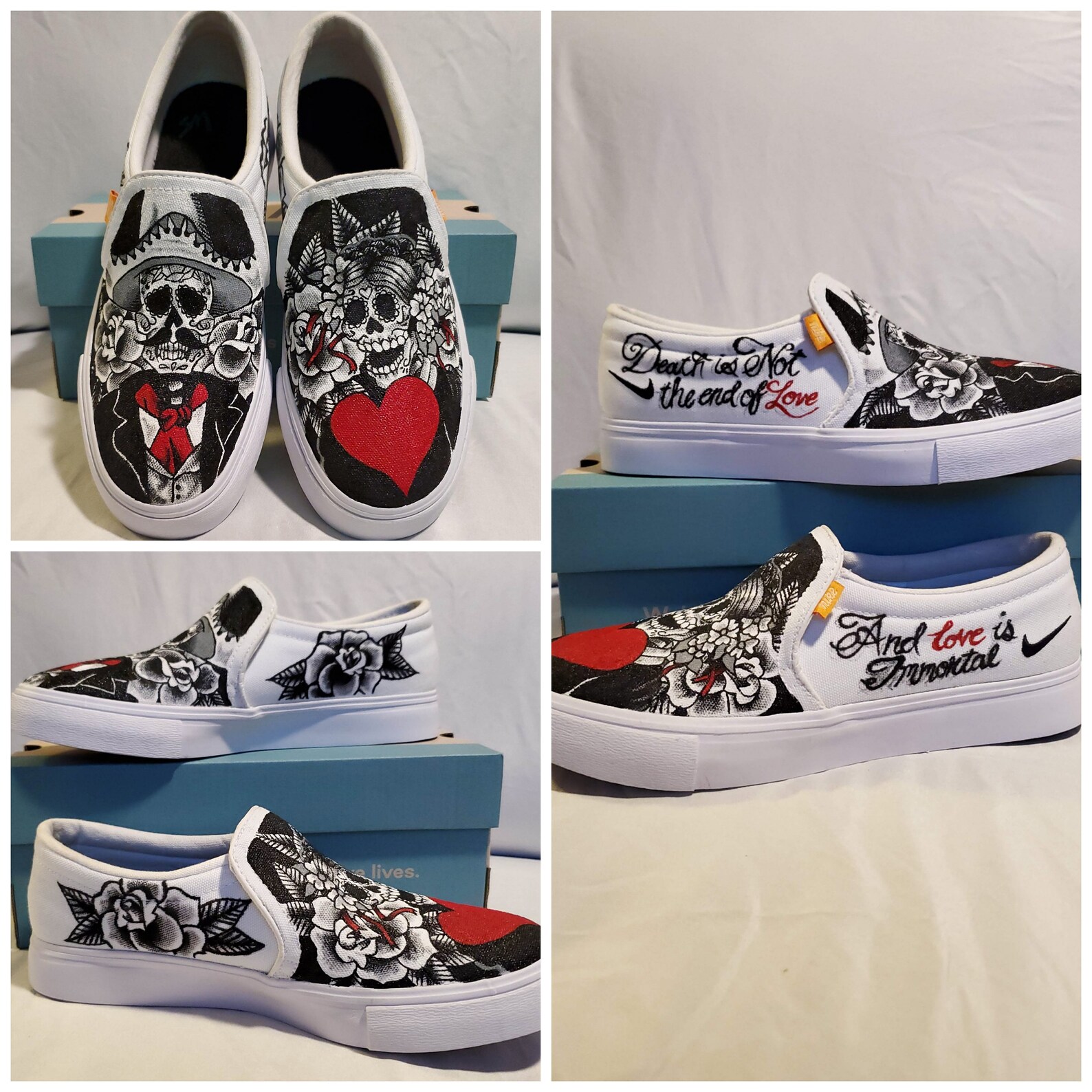 Custom Shoes/ Hand Painted /vans Shoes/ Made to Order/ Etsy