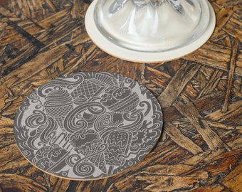 Ice Cream Round Design Laser Files for Engraving