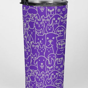 Cats and Dogs Full Wrap Design Laser Files for Tumblers, Bottles, Cups or Glasses