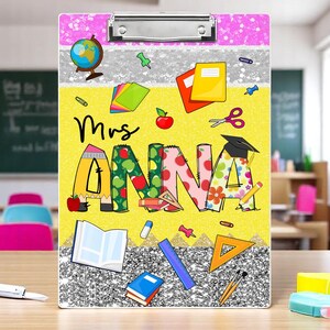 Personalized Clipboard for Teacher, Teacher Appreciation Gift, Thank You Teacher Gift, End of Year Gift, Grad Teacher, Back To School Gift