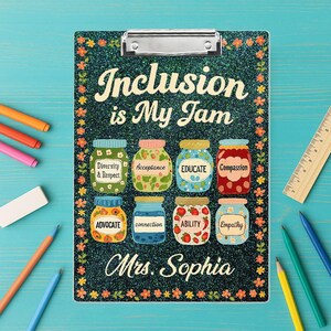 Personalized Clipboard for Teacher, Teacher Appreciation Gift, Thank You Teacher Gift, End of Year Gift, Grad Teacher, Back To School Gift