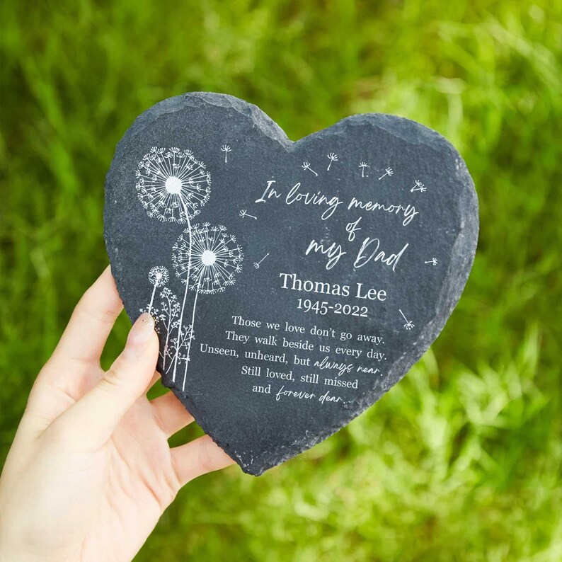 thumbnail image 2 of Personalized Memorial Stone Miscarriage Baby Memorial Stone - Personalized Real Stone Keepsake, Custom Text & Image, Made In USA Florida-Sunshine Memorial 2 of 14