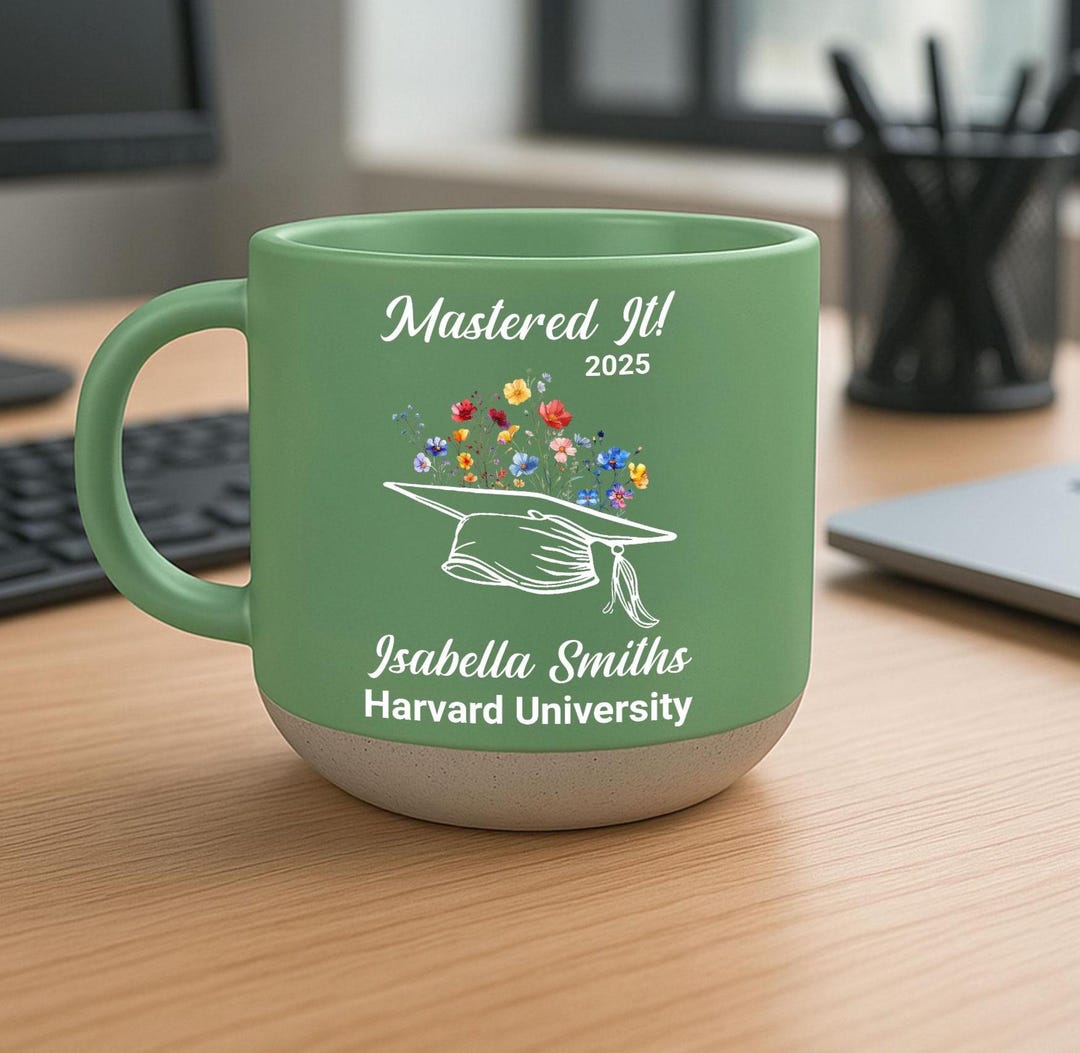 Personalized Master's Degree Graduation 2025 - Mastered It Ceramic ...