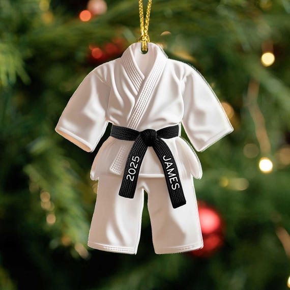 Ornement Acrylique 2D Pour Voiture - Décoration Style Taekwondo, Pendable Sur Rétroviseur Ou Sac, Acrylique Résistant Aux UV - Accessoire Auto Décoratif