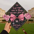 Personalized Pink Bow Cap Topper For RN/ BSN, Custom Nurse Graduation Congratulation Accessory, Bachelor Of Science In Nursing Cap Topper