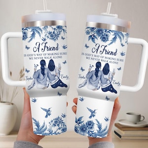 Custom Besties 40oz Tumbler, Best Friend Birthday Gifts, Best Friend Tumbler, Besties Tumbler Gift For Her, Sister Gifts, Gift for Besties