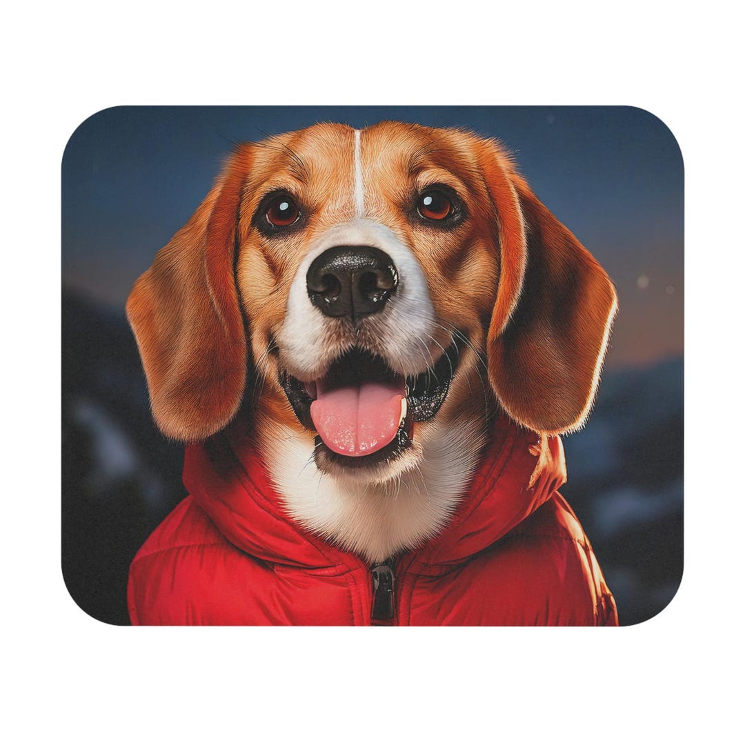 Beagle Mouse Pad - Rectangle, Cute Puppy Desk Mat, Dog Lover Gift ...