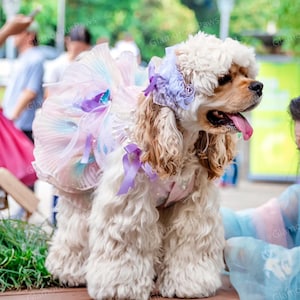 Halloween Mermaid Princess Costume for Dogs and Cats, Sparkling Sequin Tutu Dress for Pets Cosplay Party, Birthday Pet Clothes Custom Size