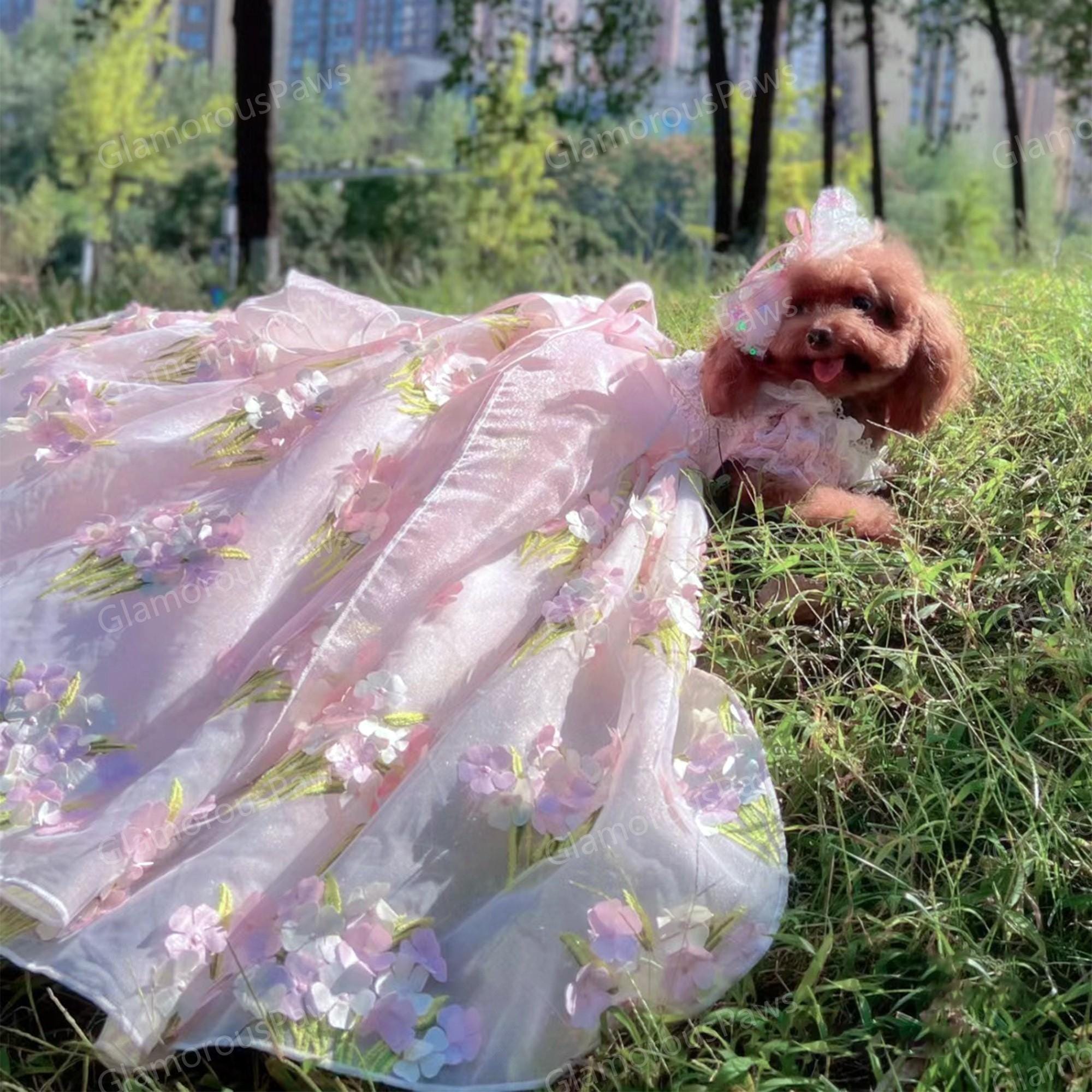 Disfraz Para Perro FLAdorepet Vestido Para Perro Con Anillo Para