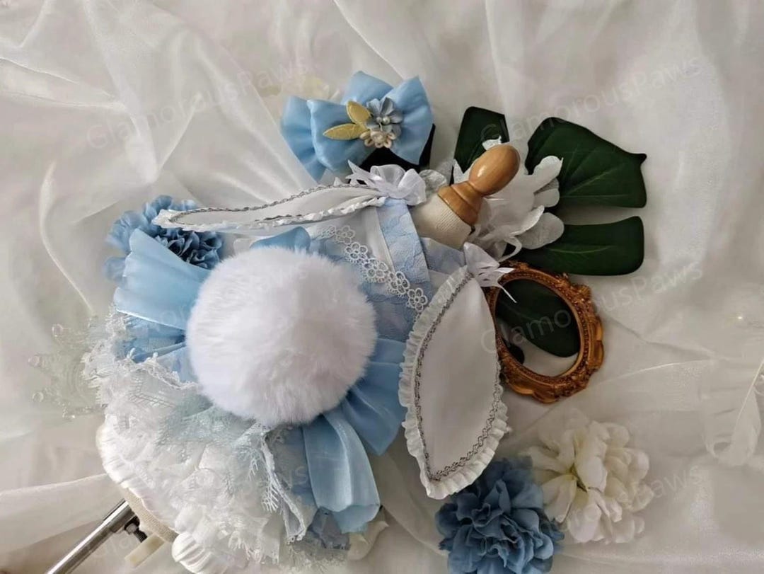 Cute Rabbit Dress Pet Gown Costume - Etsy