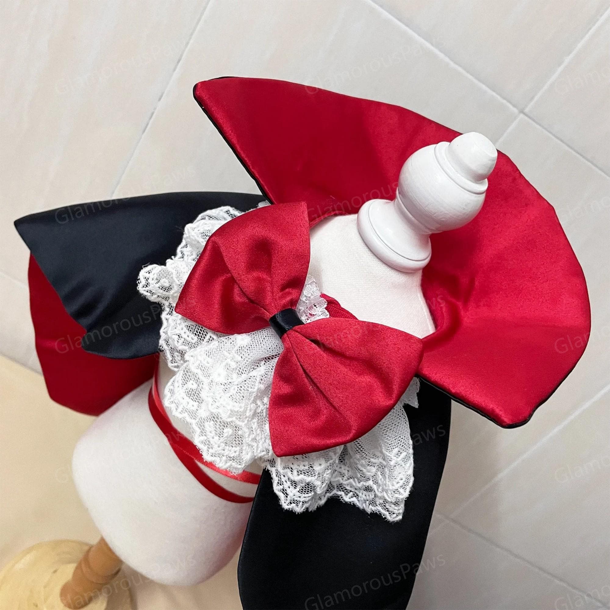 Vampire Dracula Costume for Cats and Dogs Halloween Party, Pet Cosplay ...