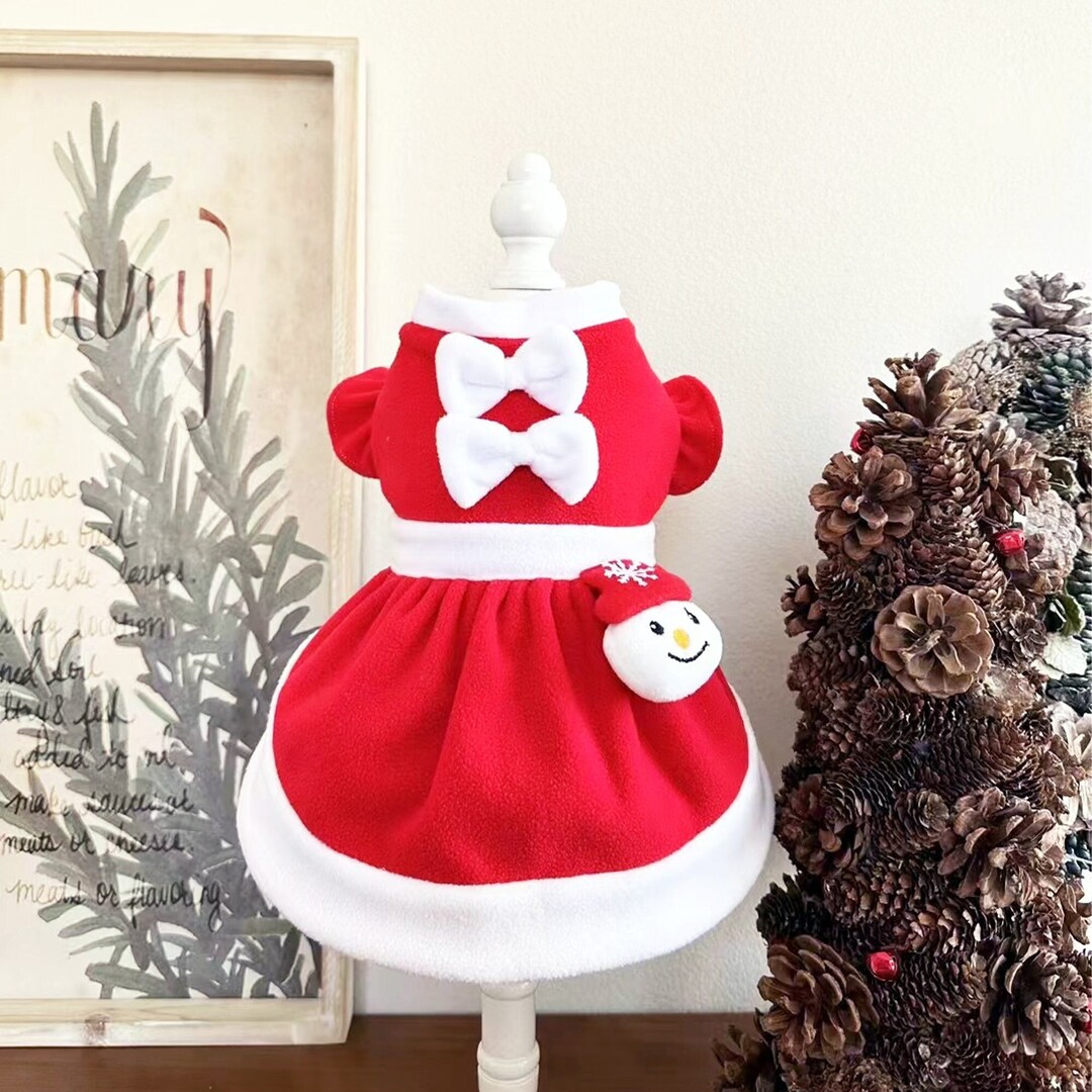 Santa Costume for Dogs and Cats Christmas Party Xmas Elf Etsy