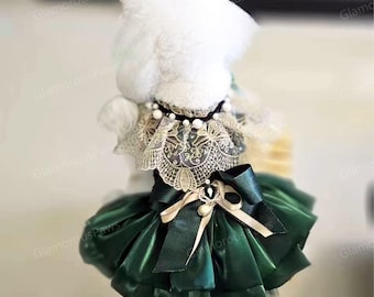 sage green dog dress Pistachio Green Waterproof Dog Collar | Sage Green Dog Collar | Available  in 3 Sizes | Durable Dog Collars