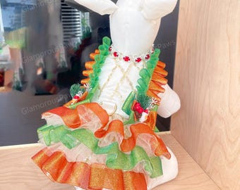 Hundjuldräkt, hundsele, jultomtekostym för stora hundar och katter, specialanpassade husdjurskläder, present till jul, karnevalsfest, husdjursklänning