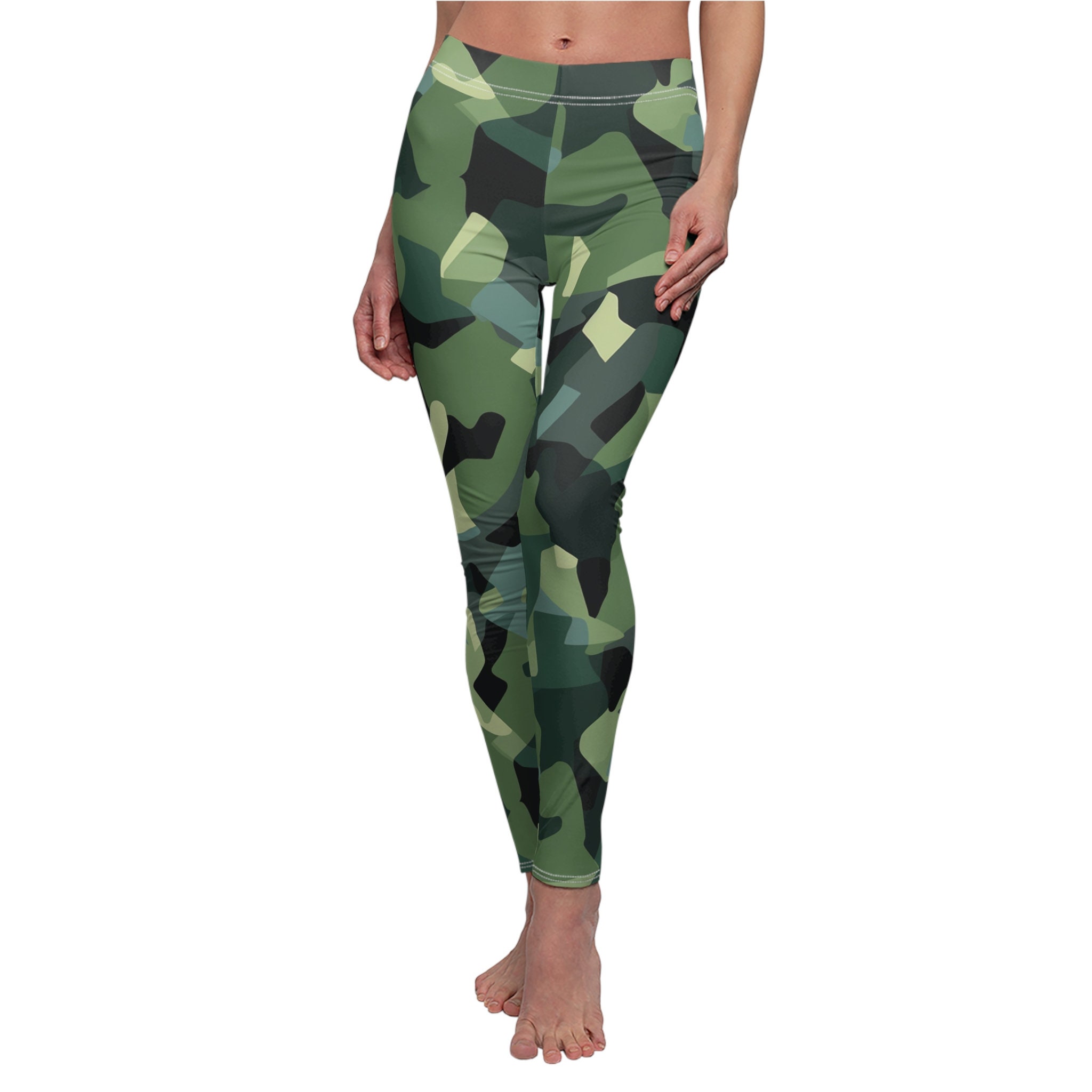 Women's Scrunch Butt Leggings / Camo Print Leggings / Yoga Leggings / Work  Out Leggings / Casual Leggings / Booty Lifting Leggings 4 Colors 