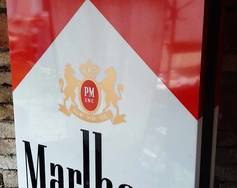 Original MARLBORO Leuchtreklametafel