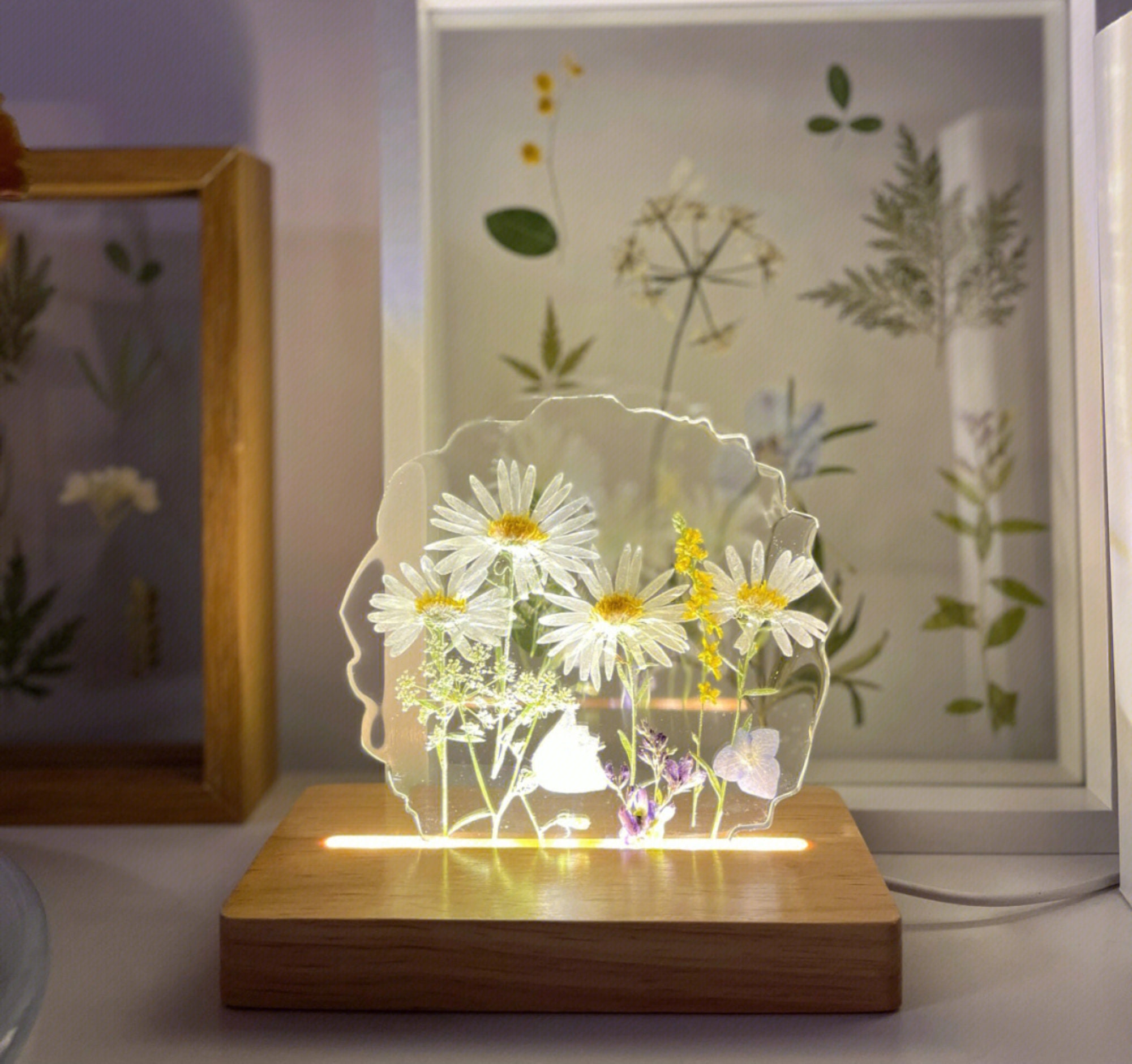 Lamp 2024 flower decoration