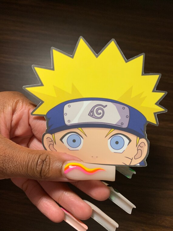 Naruto Peeker Sticker Etsy