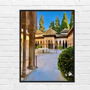 Lion's Serenade - Alhambra Courtyard in Granada Spain