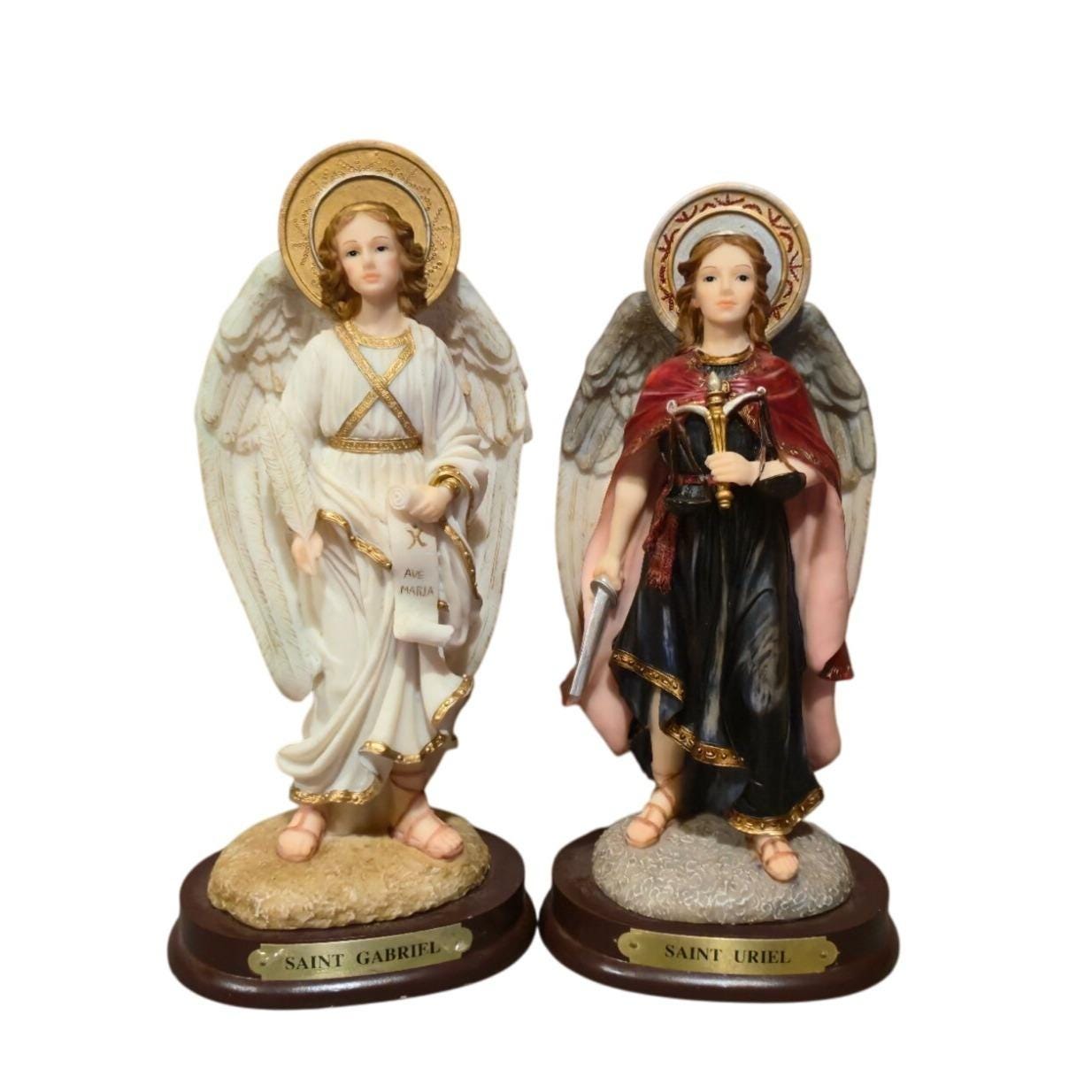 Handbemalte Engel Statue Fontanini Erzengel Gabriel Figur 5 Zoll -  Handbemaltes Sammlerstück Fontanini Erzengel Gabriel 12,7 Cm Handbemalt  Polymer, image size:1234x1234