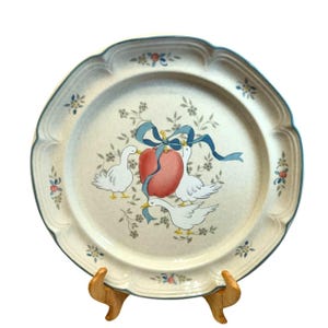 Vintage Marmalade Geese 12&quot; Serving platter Wall plate Country Kitchen plate