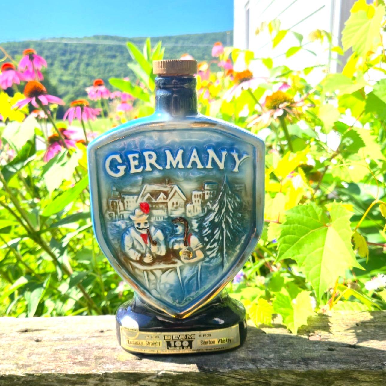 Vintage Jim Beam Ceramic Decanter: 100 Month Old Bourbon Bottle - Etsy