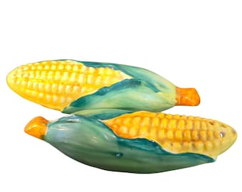 Vintage Corn Salt & Pepper Shakers Japan 1950s collectible shakers Kitschy decor