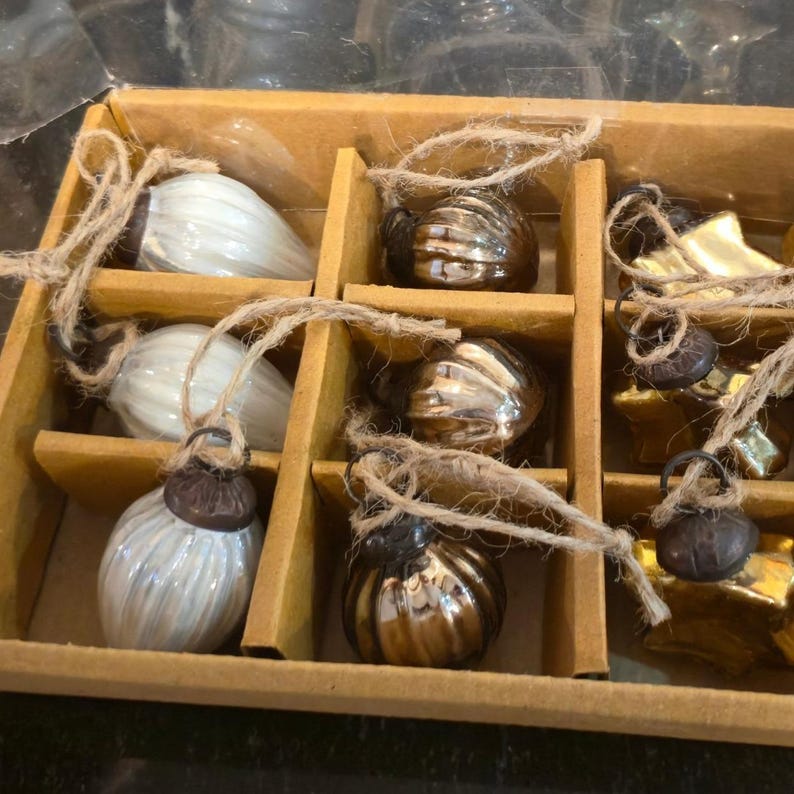 Audrey's Mercury Glass Ornaments
