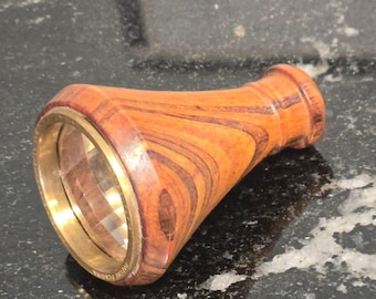 Vintage Van Cort Private Eye Spy Polemoscope Viewer, Woodgrain
