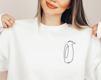 Sudadera de pingüino, camisa de pingüino, camisa amante de los pingüinos, regalo de pingüino, camiseta de pingüino de bolsillo, camisa de regalo de pequeños pingüinos, camisa linda de pingüino
