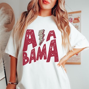 Chemise rétro Alabama, T-shirt Comfort Colors Alabama, chemise Bama vintage, T-shirt Preppy Bama, football Alabama, chemise tendance Alabama Gameday