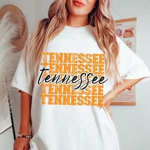 Comfort Colors Tennessee Vintage Shirt, Retro Tennessee Shirt, Vintage Football Shirt, Tennessee Pride, Tennessee Game Day, Tennessee Rush