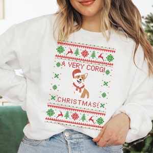 Corgi Christmas Shirt, Corgi Ugly Christmas Sweater, Funny Corgi Shirt, Corgi Mom Shirt, Corgi Lover Gift, Corgi Lover Gift, Corgi Shirt